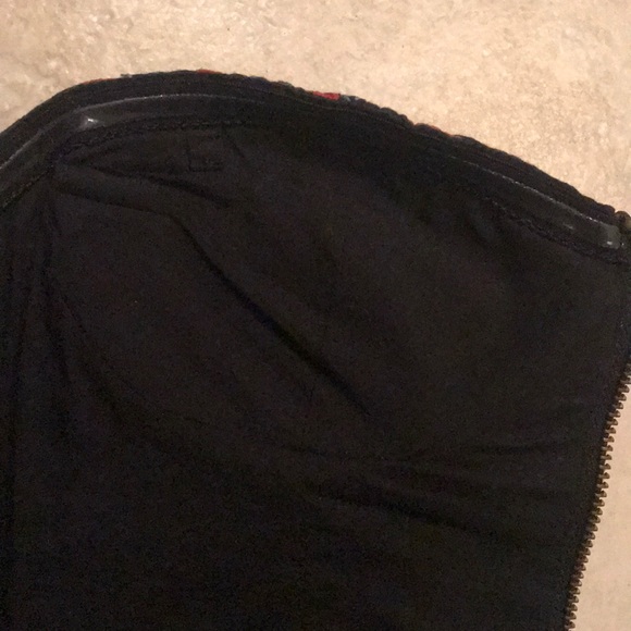 XS Jessica Simpson Bustier style zip up crop top - Picture 7 of 7